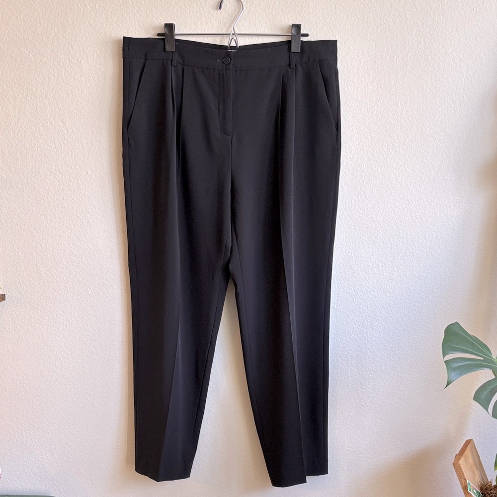 Gerard Darel Classic Sleek Black Pants Size FR 46 / US 14